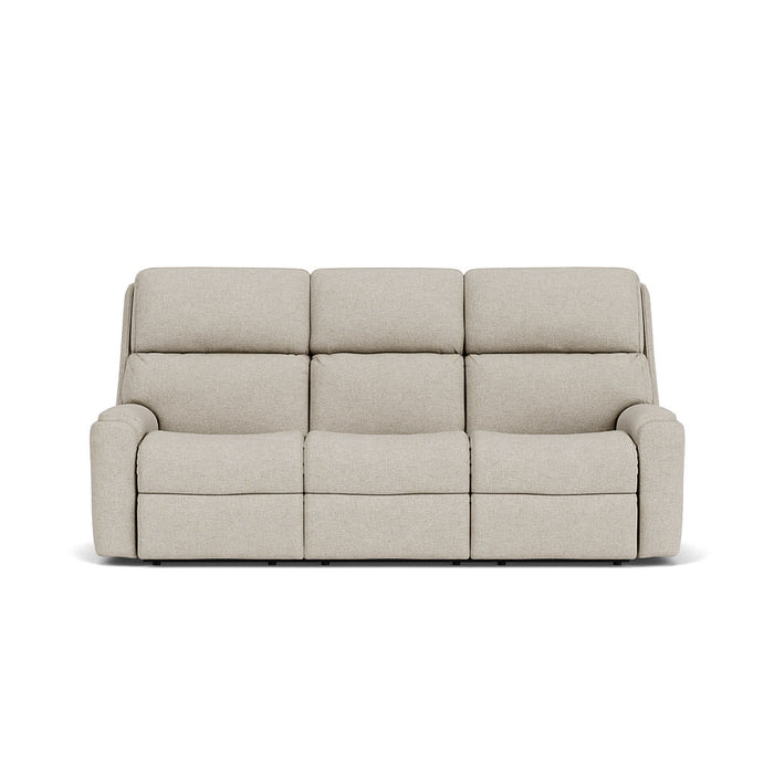 Rio Fabric Power Reclining Sofa with Power Headrests