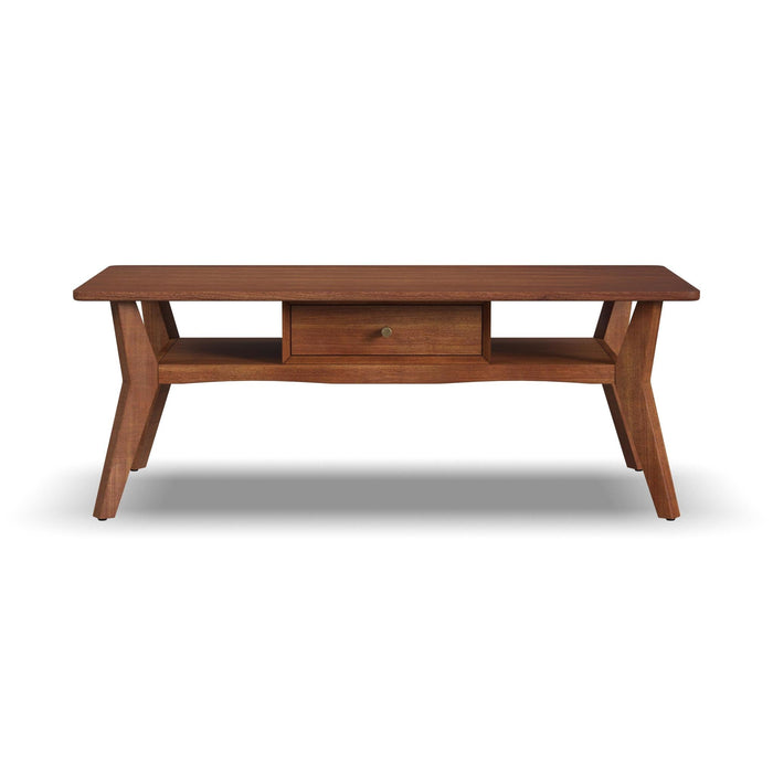 Ludwig Brown Rectangular Coffee Table