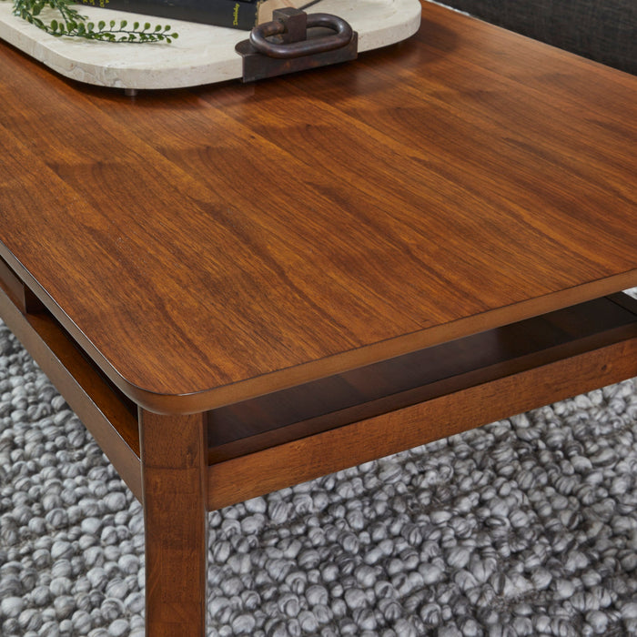 Ludwig Brown Rectangular Coffee Table