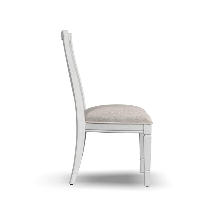 Melody White Fabric Upholstered Dining Chair