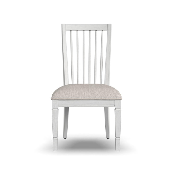 Melody White Fabric Upholstered Dining Chair