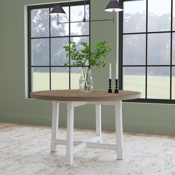 Melody White Round Dining Table