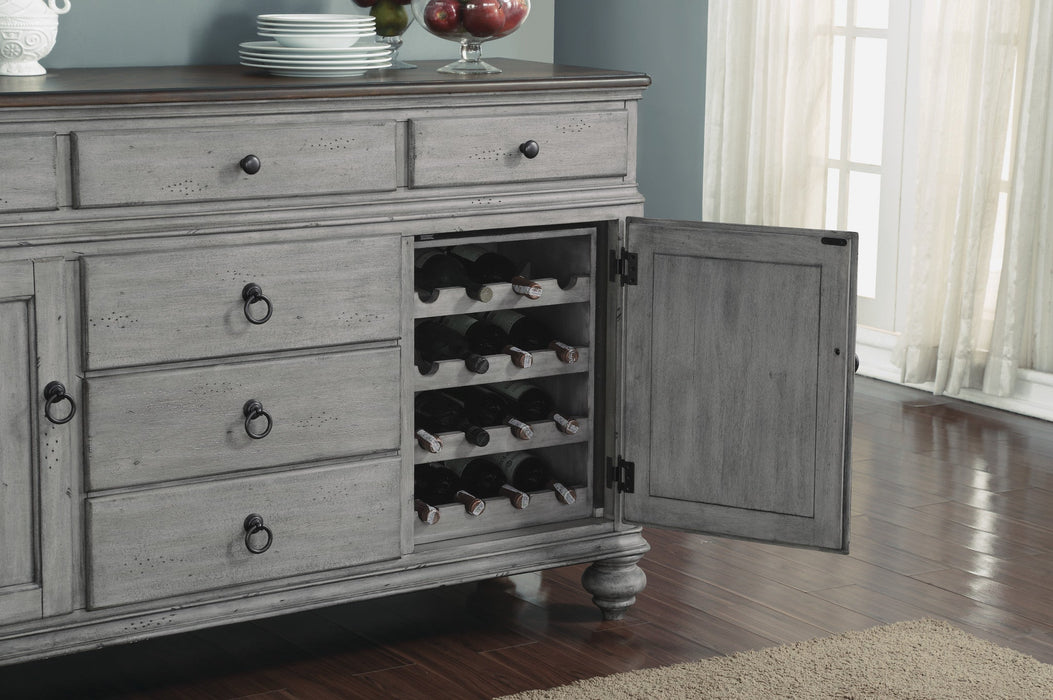 Plymouth Gray Buffet