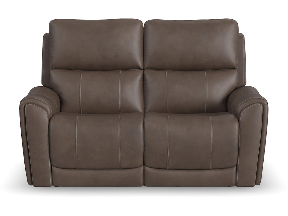 Carter Power Reclining Loveseat with Power Headrests and Lumbar