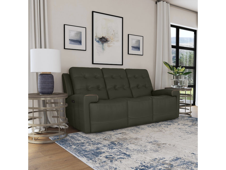 Iris Power Reclining Sofa with Power Headrests