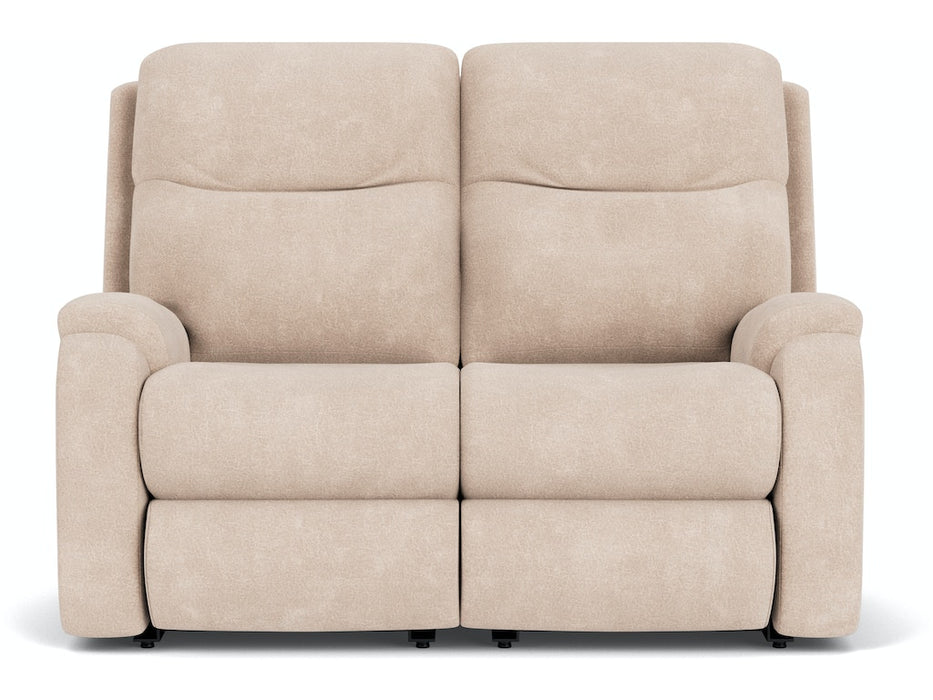 Penn Power Reclining Loveseat with Power Headrests and Lumbar