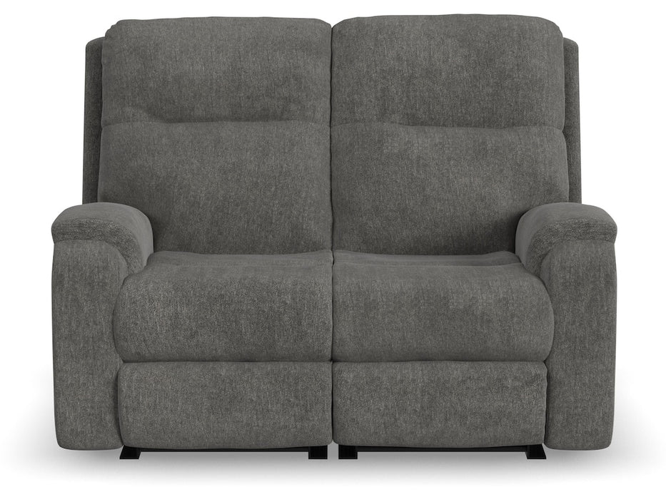 Penn Power Reclining Loveseat with Power Headrests and Lumbar