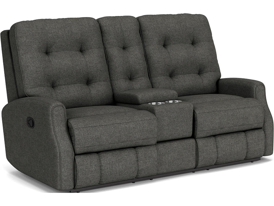 Devon Reclining Loveseat with Console