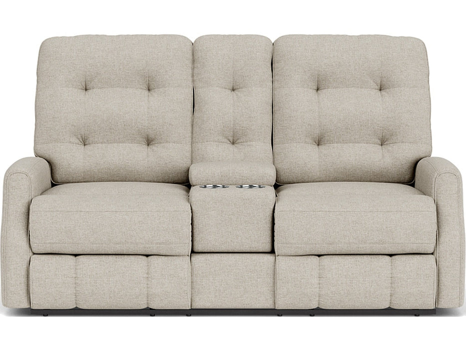 Devon Reclining Loveseat with Console