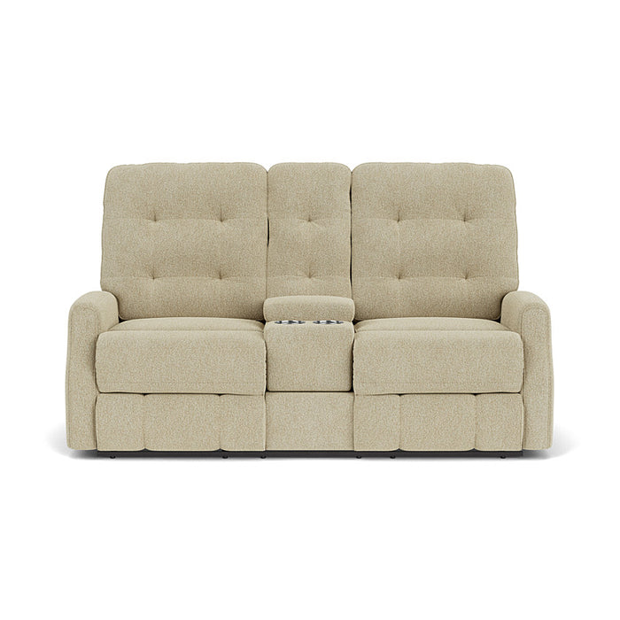 Devon Reclining Loveseat with Console