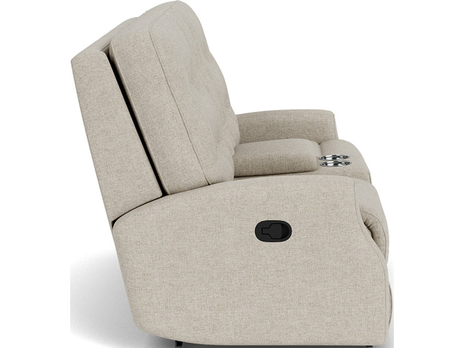 Devon Reclining Loveseat with Console