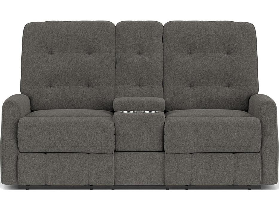 Devon Reclining Loveseat with Console