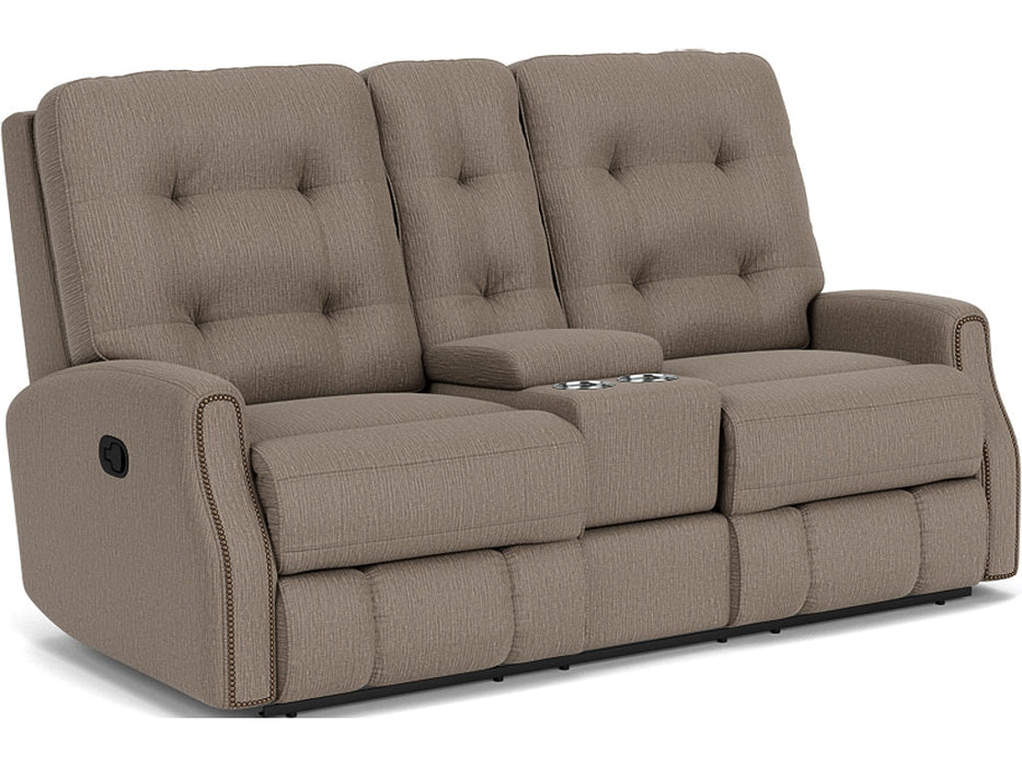 Devon Reclining Loveseat with Console