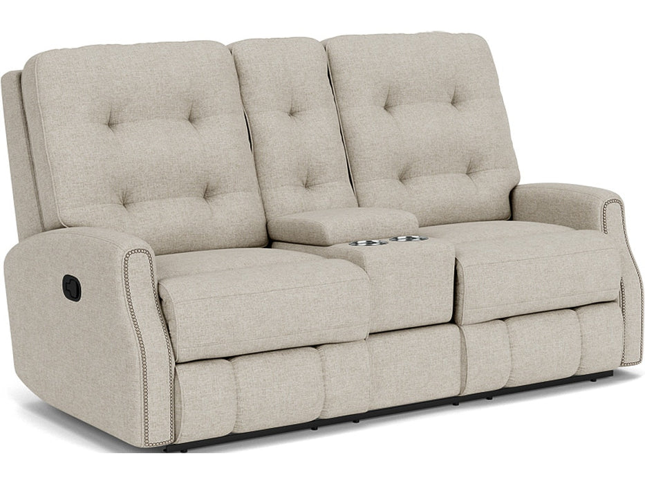 Devon Reclining Loveseat with Console