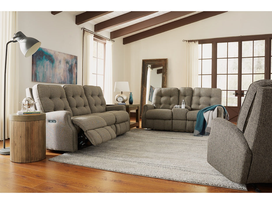 Devon Reclining Loveseat with Console