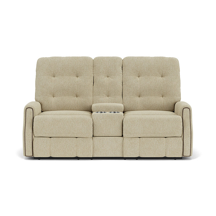 Devon Reclining Loveseat with Console