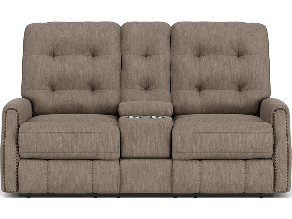 Devon Reclining Loveseat with Console