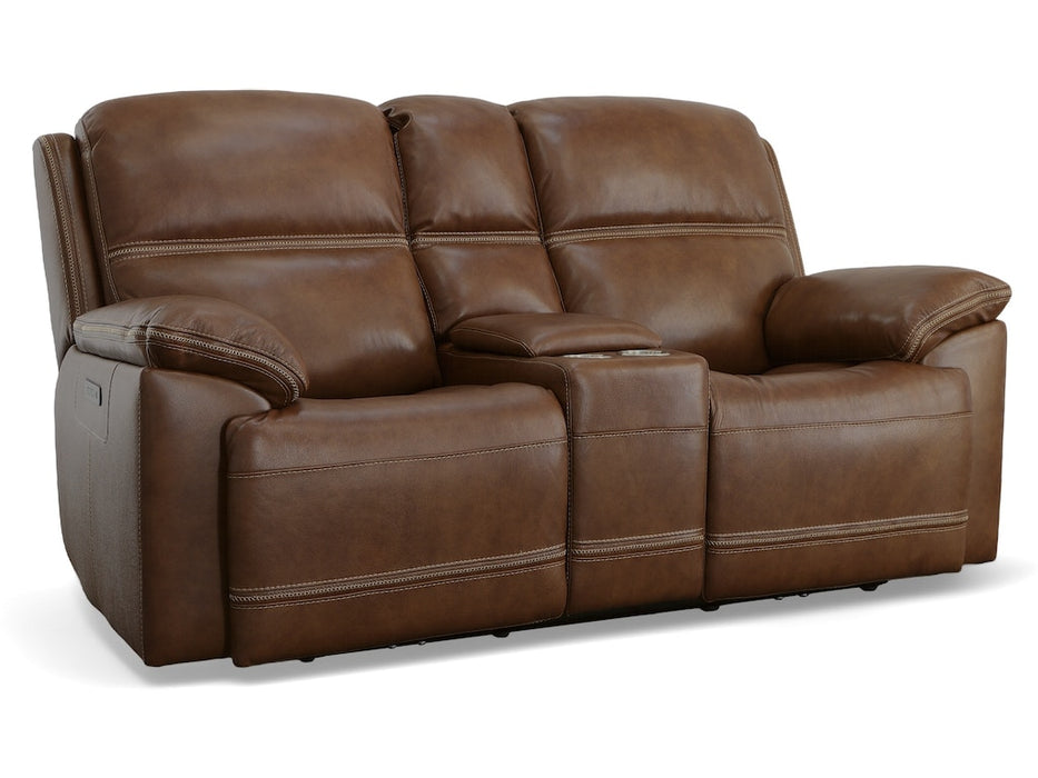 Jackson Power Reclining Loveseat with Console and Power Headrests