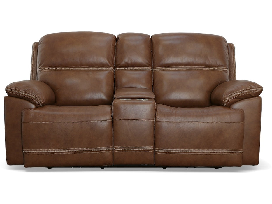 Jackson Power Reclining Loveseat with Console and Power Headrests