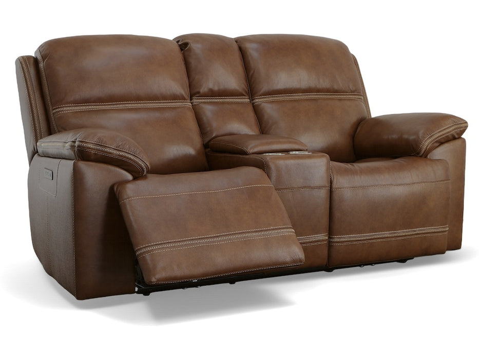 Jackson Power Reclining Loveseat with Console and Power Headrests