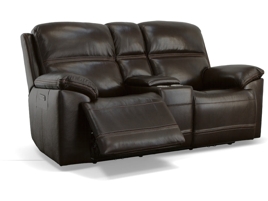 Jackson Power Reclining Loveseat with Console and Power Headrests