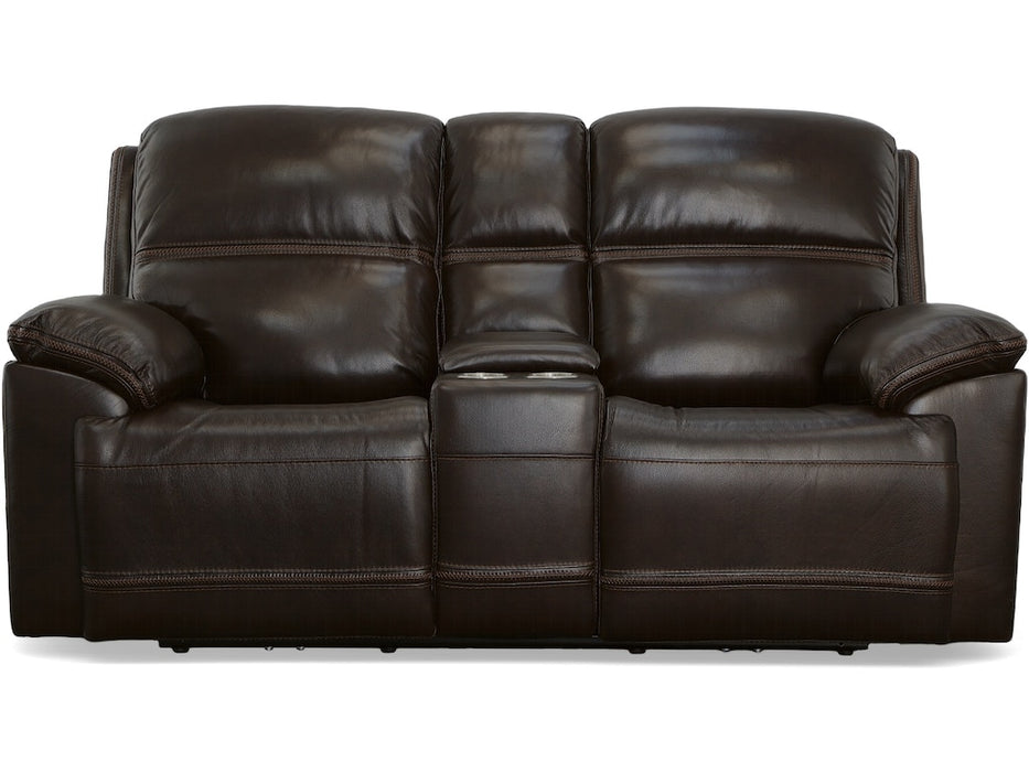 Jackson Power Reclining Loveseat with Console and Power Headrests